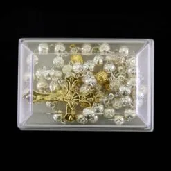 Rosario Di Santa Teresa Con Rose Grano 6 Mm -Sconto Rosari Fai da Te in Italia 2700084 rosario di santa teresa con rose grano mm 6e 550x550 1