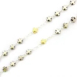 Rosario Croce Celtica In Metallo Grano 6 Mm -Sconto Rosari Fai da Te in Italia 2700086 rosario croce celtica in metallo grano mm 6d 550x550 1