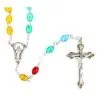 Rosario Missionario In Plastica Grano 7x5 Mm