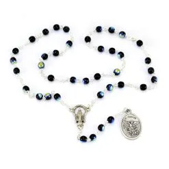 Rosario Di San Michele Arcangelo In Vetro Grano 5 Mm -Sconto Rosari Fai da Te in Italia 2700097 d rosario san michele arcangelo in legno grano mm 5 550x550w