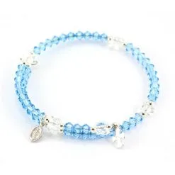 Rosario A Bracciale Miracolosa In Argento 925° Grano Swarowski 7 Rosario A Bracciale Miracolosa In Argento 925° Grano Swarowski -Sconto Rosari Fai da Te in Italia 27100104 c 550x550w