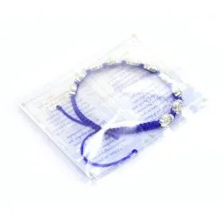 Rosario A Bracciale Medaglia Miracolosa Legata Con Spago Blu -Sconto Rosari Fai da Te in Italia 27100107 rosario a bracciale medaglia miracolosa legata con spago bluc 550x550w