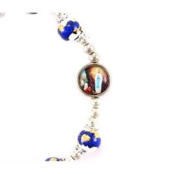 Rosario A Bracciale Elastico Ceramica Grano 8 Mm -Sconto Rosari Fai da Te in Italia 27100191 rosario a bracciale ceramica madonna di lourdes grano 8 mmd 550x550w