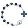 Rosario A Bracciale Elastico Madonna Miracolosa Grano 7 Mm