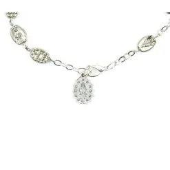Rosario A Bracciale Medaglia Miracolosa Grano 6x4 Mm -Sconto Rosari Fai da Te in Italia 271004 b rosario a bracciale medaglia miracolosa grano mm 6x4 550x550w