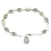 Rosario A Bracciale Medaglia Miracolosa Grano 6x4 Mm