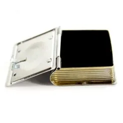 Portarosario Libro In Metallo Medjugorje 5x3 Cm -Sconto Rosari Fai da Te in Italia 273001 b portarosario libro in metallo medjugorje misura cm 5x3 550x550w