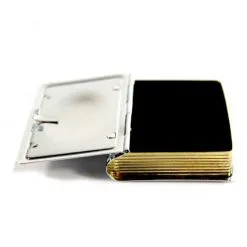 Portarosario Libro In Metallo Medjugorje 6x5 Cm -Sconto Rosari Fai da Te in Italia 273003 b portarosario libro in metallo medjugorje misura cm 6x5 550x550w