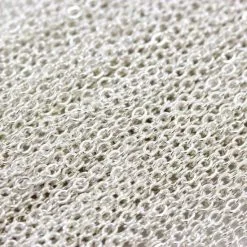 Matassa Catena Chiusa In Ottone Argentato 0,7 Mm -Sconto Rosari Fai da Te in Italia 8900103 matassa catena chiusa in ottone argentato 0 7 mmb 550x550 1