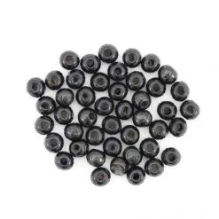 Grano Tondo Inciso Legno Nero 7 Mm 2000 Pezzi