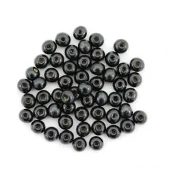 Grano Tondo Legno Nero 6 Mm 5000 Pezzi