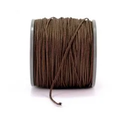 Cordoncino Treccia Marrone 100 Metri Spessore 2 Mm -Sconto Rosari Fai da Te in Italia 890050 Cordoncino treccia marrone bobina 100 mc 550x550w