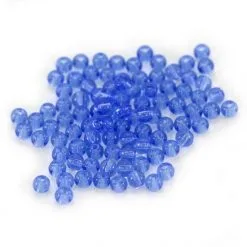 Grano Tondo In Vetro Azzurro Diametro 4 Mm 13000 Pezzi