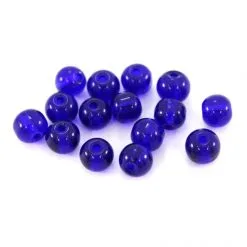 Grano Tondo In Vetro Blu Scuro Diametro 6 Mm 2900 Pezzi