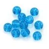 Grano Tondo In Vetro Azzurro Diametro 8 Mm 1300 Pezzi