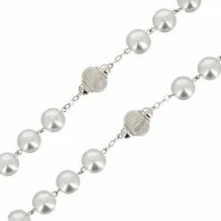 Rosario Argentato Perla Bianca Grano 12 Mm -Sconto Rosari Fai da Te in Italia rosario argentato perla bianca grano 12 mm 27000569c 550x550 1