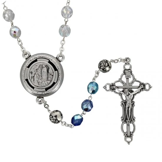 Rosario Ave Maria Elettronico Lourdes Argentato Grano 8 Mm 1 Rosario Ave Maria Elettronico Lourdes Argentato Grano 8 Mm