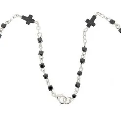 Rosario Collana Cubetti Ematite Grano 3 Mm -Sconto Rosari Fai da Te in Italia rosario collana cubetti ematite grano 3 mm 27000576d 550x550 1