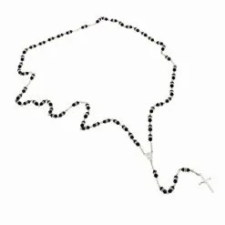 Rosario Cristallo Nero Argento E Swaroski Grano 5 Mm -Sconto Rosari Fai da Te in Italia rosario cristallo nero argento e swaroski grano 5 mm27000237f 550x550 1