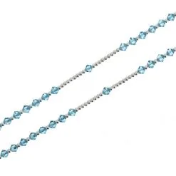Rosario Girocollo Argento 800° Swaroski Celeste Grano 3 Mm -Sconto Rosari Fai da Te in Italia rosario girocollo argento 800 swaroski celeste grano 3 mm27000594c 550x550 1