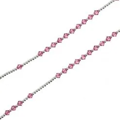 Rosario Girocollo Argento 800° Swaroski Rosa Grano 3 Mm 6 Rosario Girocollo Argento 800° Swaroski Rosa Grano 3 Mm -Sconto Rosari Fai da Te in Italia rosario girocollo argento 800 swaroski rosa grano 3 mm27000596c 550x550 1