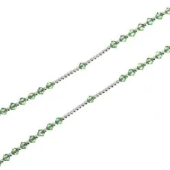 Rosario Girocollo Argento 800° Swaroski Verde Grano 3 Mm -Sconto Rosari Fai da Te in Italia rosario girocollo argento 800 swaroski verde grano 3 mm27000177c 550x550 1