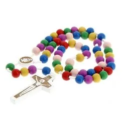 Rosario Legno Corda Multicolor Grano 9 Mm -Sconto Rosari Fai da Te in Italia rosario legno corda multicolore grano 9 mm27000582cc 550x550 1