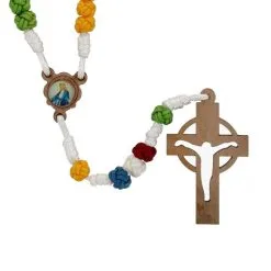 Rosario Missionario Cordino Grano 7 Mm