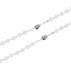 Rosario Bianco Pater Coccinella Grano 6 Mm -Sconto Rosari Fai da Te in Italia rosario pater coccinella bianco grano 6 mm 27000564c 550x550 1