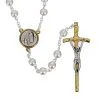 Rosario Perle Vetro Madonna Di Lourdes Grano 6 Mm