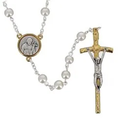 Rosario San Francesco E Sant'Antonio Grano 6 Mm