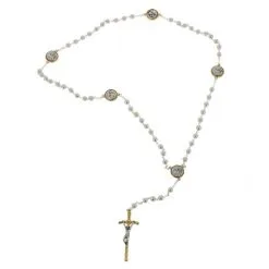 Rosario San Francesco E Sant'Antonio Grano 6 Mm -Sconto Rosari Fai da Te in Italia rosario perle vetro san francesco e santantonio grano 6 mm 27000545e 550x550 1