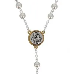 Rosario Perle Vetro Scapolare Grano 6 Mm -Sconto Rosari Fai da Te in Italia rosario perle vetro scapolare grano 6 mm 27000550c 550x550 1