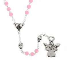 Rosario Rosa Pater Coccinella Grano 6 Mm