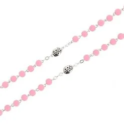 Rosario Rosa Pater Coccinella Grano 6 Mm -Sconto Rosari Fai da Te in Italia rosario rosa pater coccinella grano 6 mm 27000565c 550x550 1
