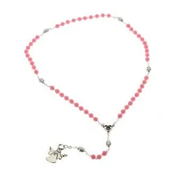 Rosario Rosa Pater Coccinella Grano 6 Mm -Sconto Rosari Fai da Te in Italia rosario rosa pater coccinella grano 6 mm 27000565d 550x550 1