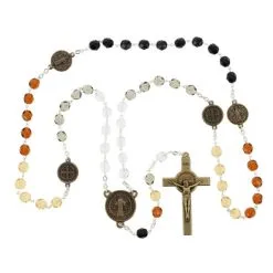 Rosario San Benedetto Cristallo Con Astuccio Grano 6 Mm -Sconto Rosari Fai da Te in Italia rosario san benedetto cristallo con astuccio grano 6 mm 27000540b 550x550 1