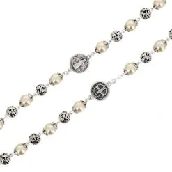 Rosario San Benedetto Perla Avorio Grano 8 Mm 7 Rosario San Benedetto Perla Avorio Grano 8 Mm -Sconto Rosari Fai da Te in Italia rosario san benedetto perla avorio grano 8 mm 27000560c 550x550 1