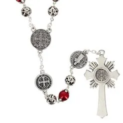 Rosario San Benedetto Perla Rosso Grano 8 Mm 8 Rosario San Benedetto Perla Rosso Grano 8 Mm -Sconto Rosari Fai da Te in Italia rosario san benedetto perla rosso grano 8 mm 27000561d 550x550 1