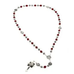 Rosario San Benedetto Perla Rosso Grano 8 Mm 9 Rosario San Benedetto Perla Rosso Grano 8 Mm -Sconto Rosari Fai da Te in Italia rosario san benedetto perla rosso grano 8 mm 27000561e 550x550 1