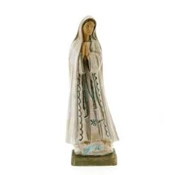 Statua Madonna Di Fatima Polietilene 18 Cm