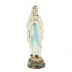 Statua Madonna Di Lourdes Ceramica 33 Cm