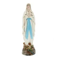 Statua Madonna Di Lourdes Ceramica 42 Cm