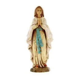 Statua Madonna Di Lourdes Polietilene 11 Cm