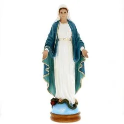 Statua Madonna Miracolosa Resina Colorata 70 Cm