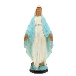 Statua Madonna Miracolosa Resina Infrangibile 80 Cm