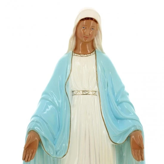 Statua Madonna Miracolosa Resina Infrangibile 80 Cm 5 Statua Madonna Miracolosa Resina Infrangibile 80 Cm - immagine 5