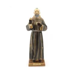 Statua San Padre Pio In Resina 43 Cm